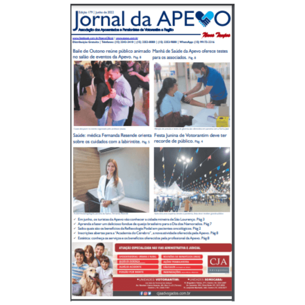Jornal da Apevo: Edição de Junho está disponível
